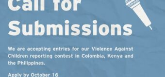 WHO/ICFJ Violence Against Children Reporting Contest 2022 ($1,000 prize)