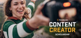 World Nomads Content Creator Scholarship 2022 (worth up to $5,000)