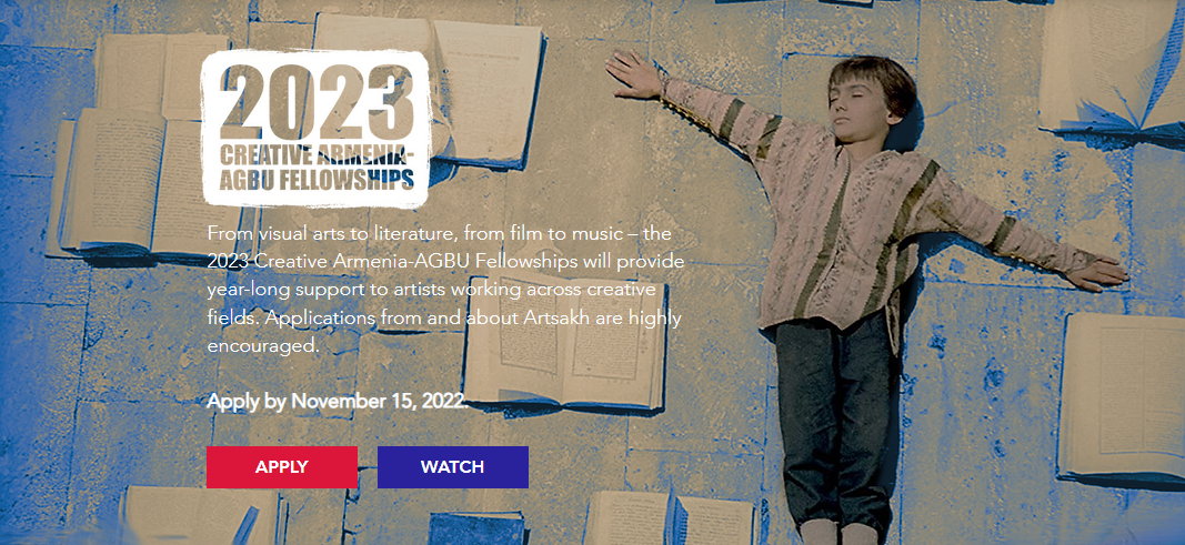 Creative Armenia-AGBU Fellowship Programme 2023 ($5,000 Funding)