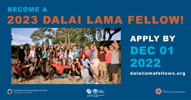 Dalai Lama Fellowship Programme 2023 for Emerging Social Changemakers