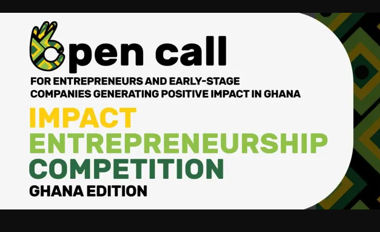 Impact Entrepreneurship Competition 2022 for Ghanaian-owned businesses ($20,000 in cash prizes)