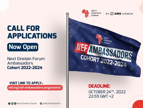Next Einstein Forum Ambassadors Programme 2022-2024