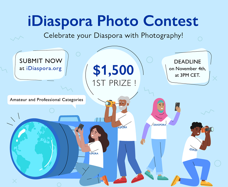 UN IOM iDiaspora Photo Contest 2022 (up to $5,000 in prizes)