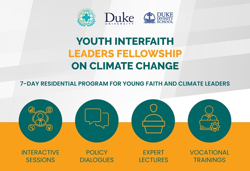 Youth Interfaith Leaders Fellowship on Climate Change 2022/2023 (Fully-funded)