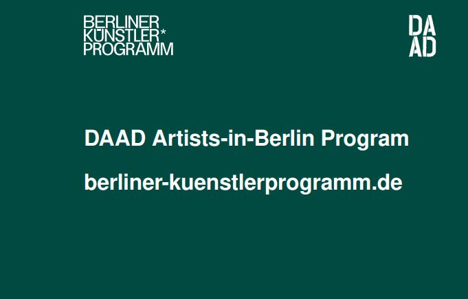 DAAD Artists-in-Berlin Programme 2024 (Funding available)