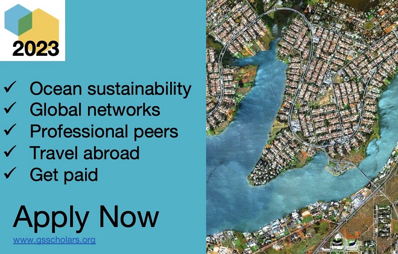 Global Sustainability Scholars Fellowship Programme 2023 (stipend of $8,000)
