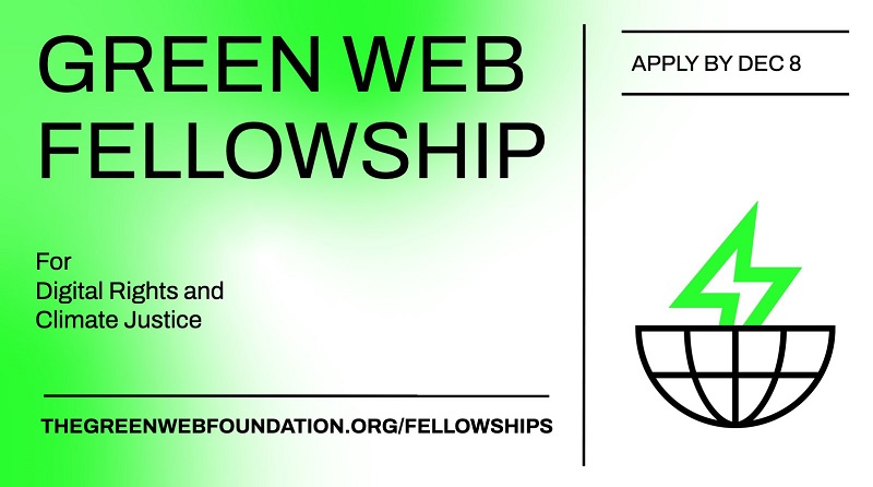 Green Web Foundation Fellowship Programme 2023