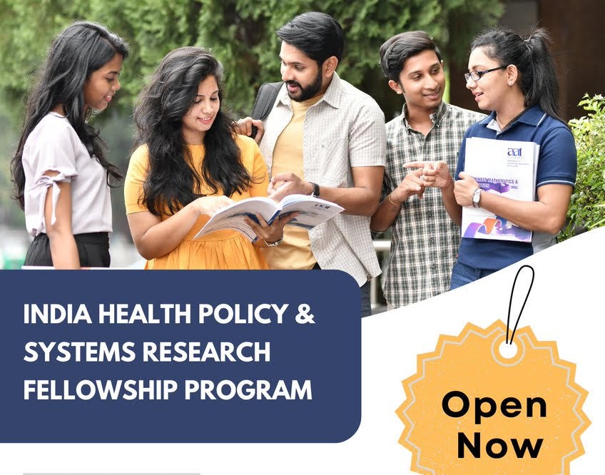 India Health Policy & Systems Research Fellowships 2023 (Funding available)