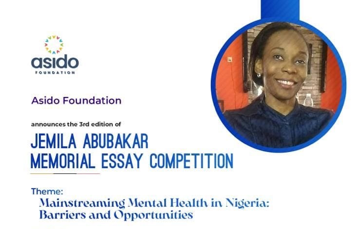 Jemila Abubakar Memorial Essay (JAME) Competition 2023 for Nigerian Students (₦200,000 prize)