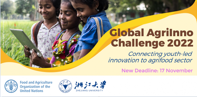UN FAO Global AgriInno Challenge 2022 for Youth Agripreneurs (Fully-funded to China)