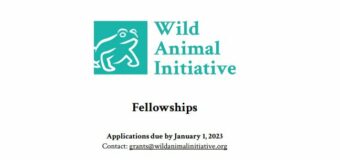 Wild Animal Initiative Fellowship Programme 2023 (up to $60,000)