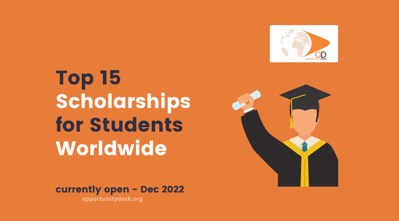 15 Scholarship Opportunities for Students worldwide