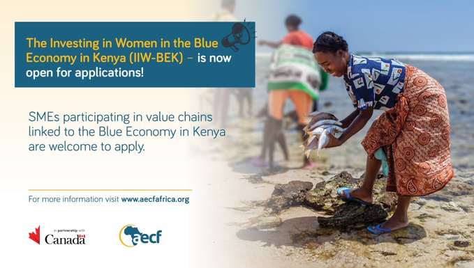 AECF Investing in Women in the Blue Economy in Kenya Programme 2023 (up to 400,000)