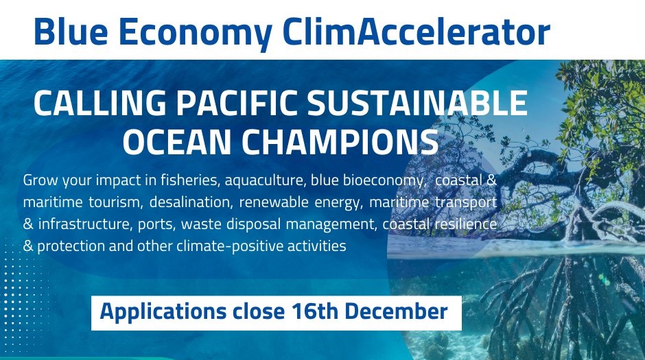 Blue Economy ClimAccelerator Programme in the Pacific Islands 2023