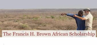 Francis H. Brown African Scholarship Fund 2023 (up to $30,000)