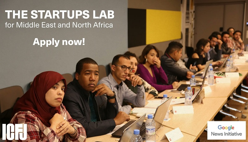 ICFJ/GNI Startups Lab in the Middle East and North Africa 2023