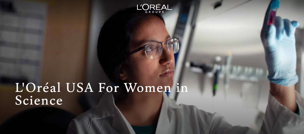 L’Oréal USA For Women in Science Fellowship Programme 2023 (up to $60,000)