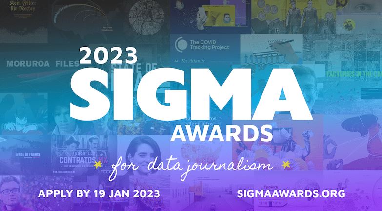 Sigma Awards 2023 for Data Journalism (Win trip to Italy & $5,000 cash prize)