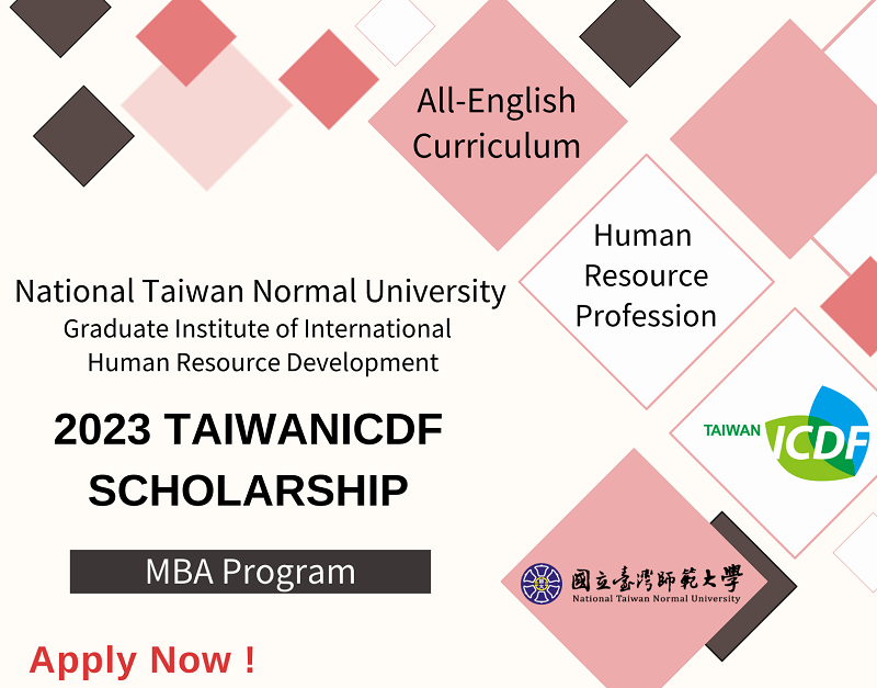 National Taiwan Normal University Graduate of International Human Resource Development Scholarship Programme 2023