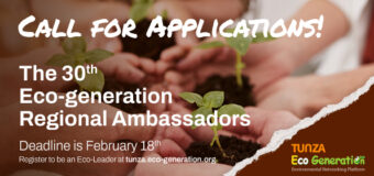 Call for Applications – Tunza 30th Eco-generation Regional Ambassadors Programme 2023