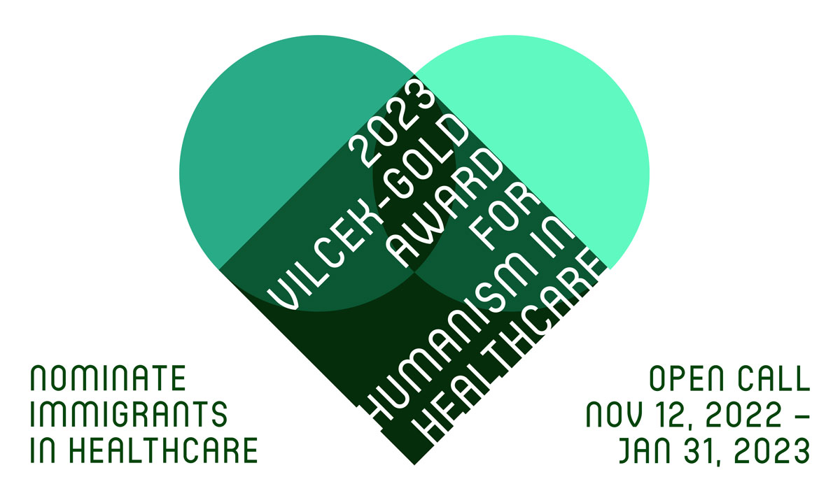 Vilcek-Gold Award for Humanism in Healthcare 2023 (up to $10,000)