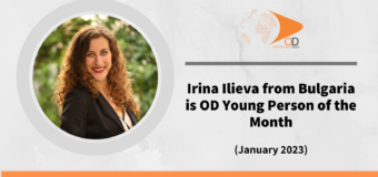 Irina Ilieva from Bulgaria is OD Young Person of the Month for January 2023