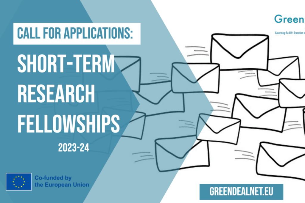 Greendeal Net Short Term Research Fellowships 2023 2024 Funded