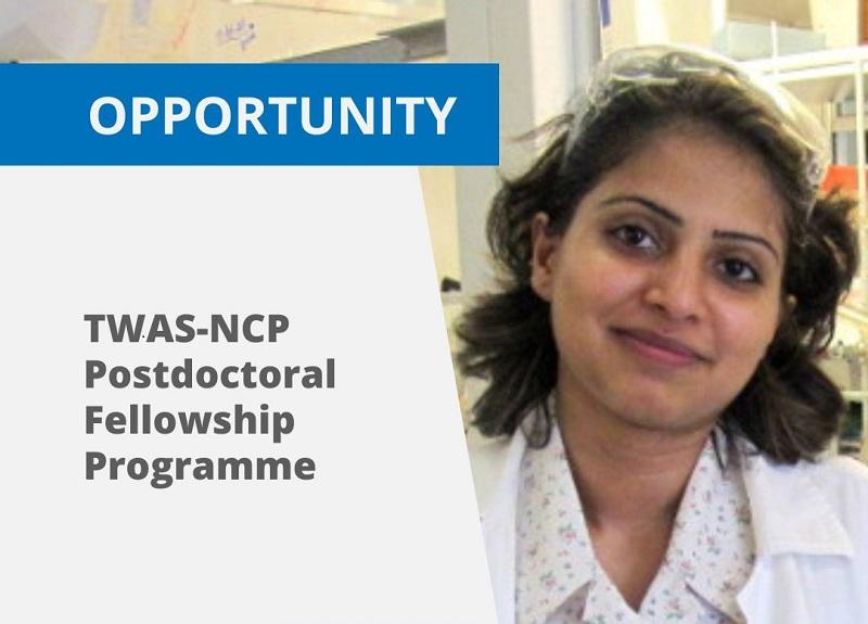 TWASNCP Postdoctoral Fellowship Programme 2023/2024 (Stipend available