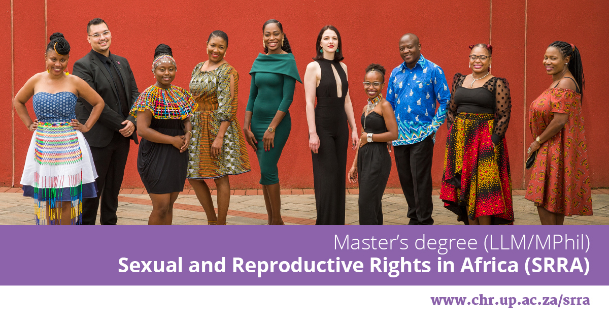 University Of Pretoria Llm Mphil In Sexual And Reproductive Rights In