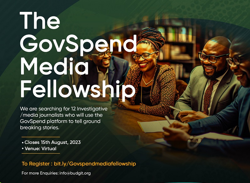 BudgIT GovSpend Media Fellowship Program 2023 (N200,000 monthly stipend