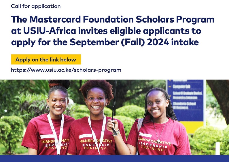 Mastercard Foundation Scholars Program at USIUAfrica Fall 2024