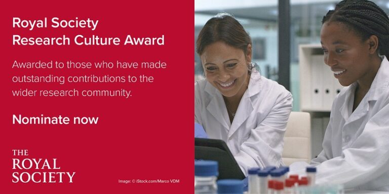 Royal Society Research Culture Award 2024 2 000 Prize Opportunity Desk   Royal Society Research Culture Award 2024 768x384 