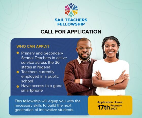 Senator Abiru Innovation Lab Sail Teachers Fellowship 2024