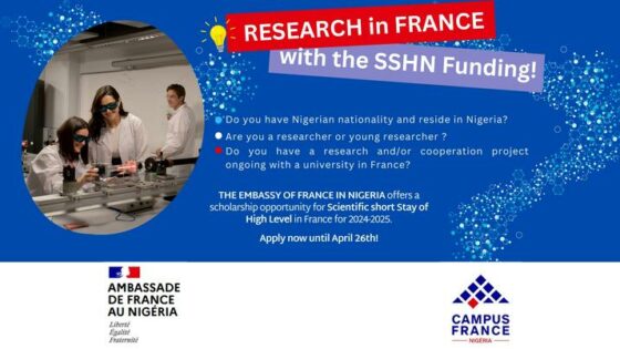 Embassy of France in Nigeria High Level Research Stay (SSHN ...