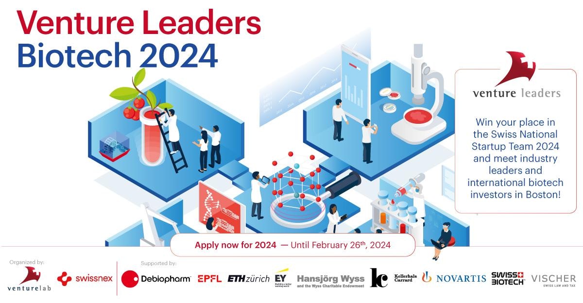 Venture Leaders Biotech Program 2024 For Swiss Based Biotech Startups   Venture Leaders Biotech 2024 