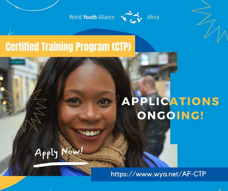 WYA Africa Certified Training Program 2024 Opportunity Desk