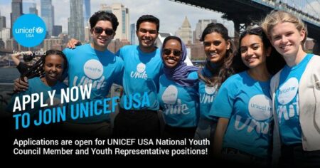 UNICEF USA National Youth Council Volunteer Program 2024-2025 ...