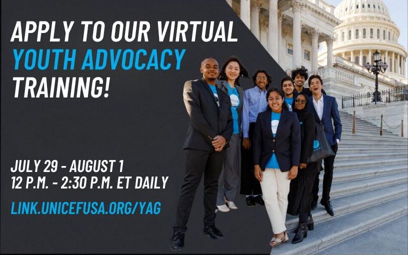 UNICEF USA Youth Advocacy Training 2024 – Opportunity Desk