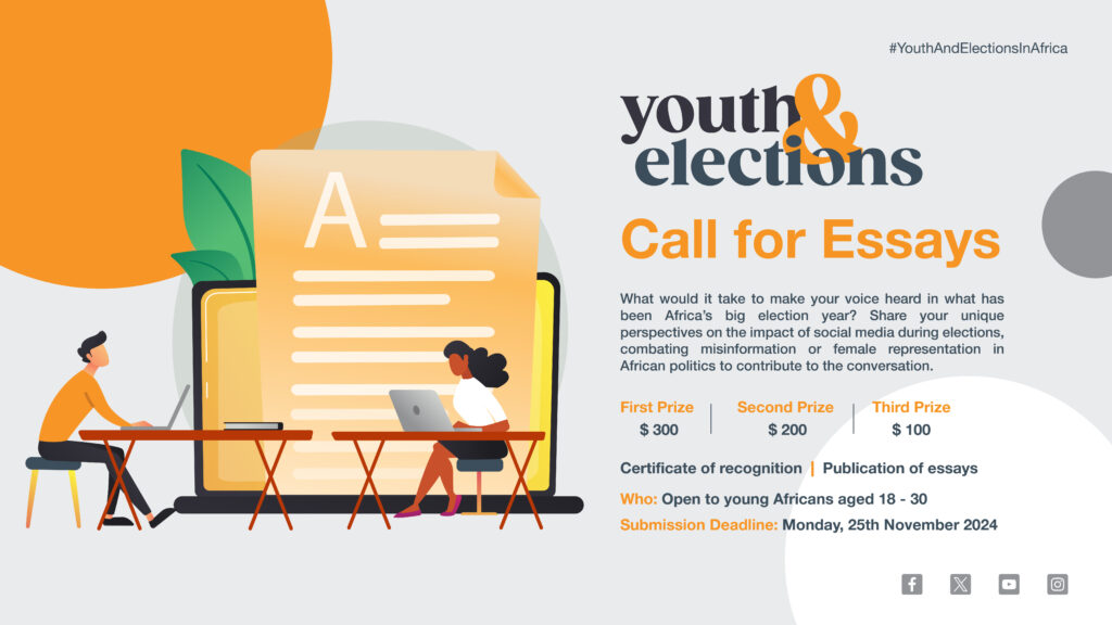 Pollicy Youth & Elections in Africa Dialogue Series Essay Writing Competition 2025 Opportunity