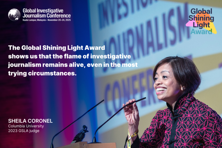 GIJN Global Shining Light Award 2025 (Win $2,500 & a trip to Kuala ...