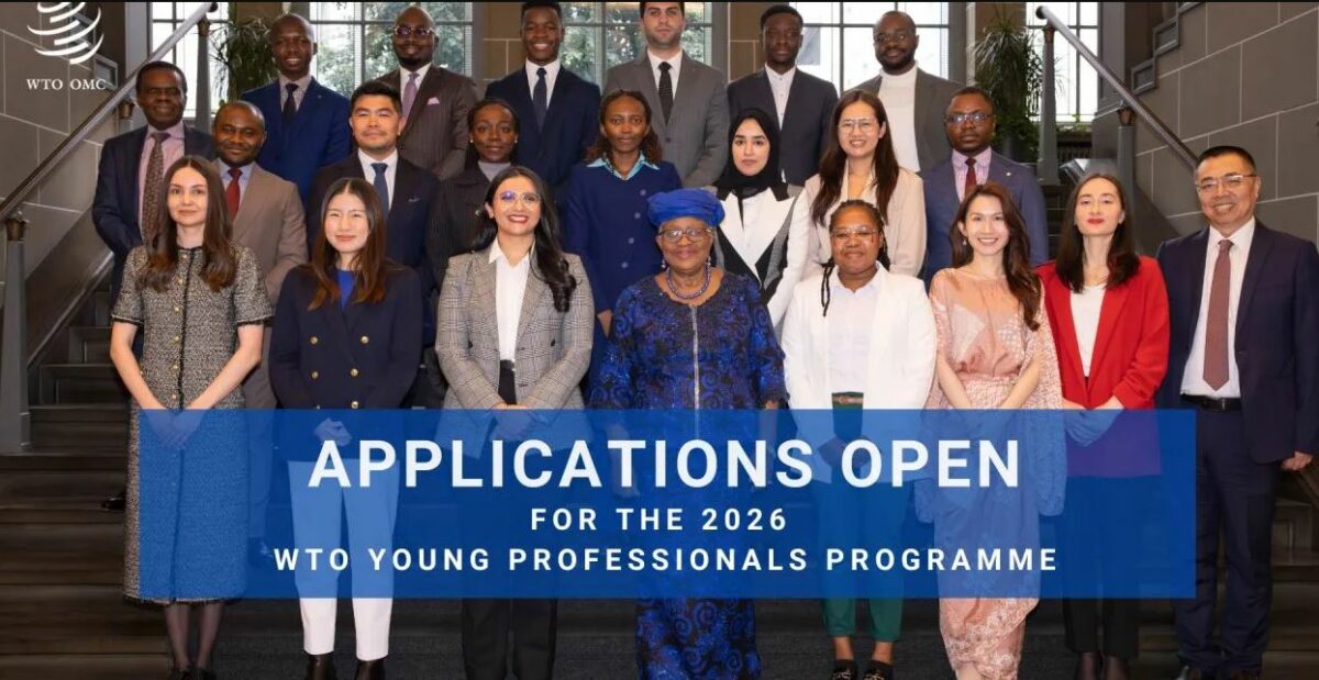 World Trade Organisation (WTO) Young Professionals Programme 2026 (CHF ...