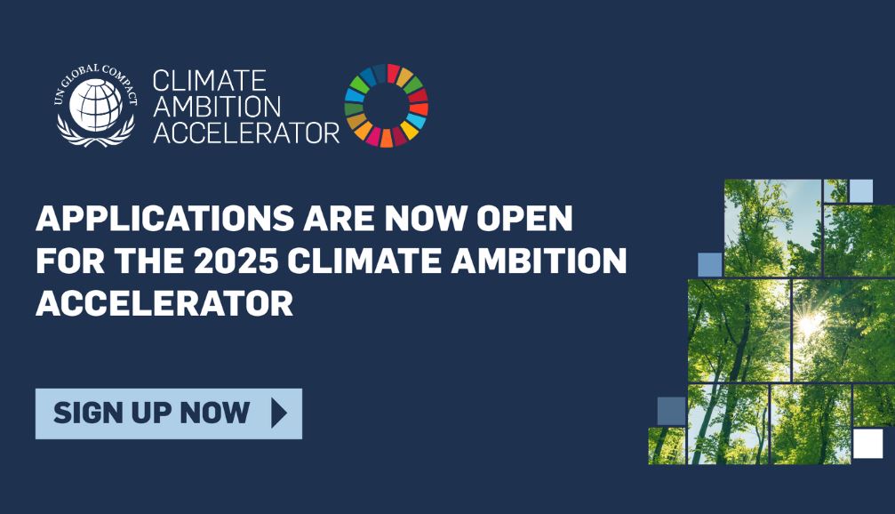 United Nations Global Compact Climate Ambition Accelerator 2025