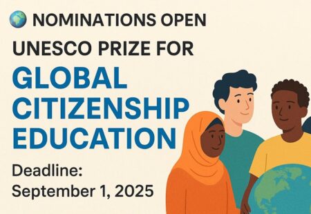 UNESCO Prize for Global Citizenship Education 2025 (up to $50,000 ...