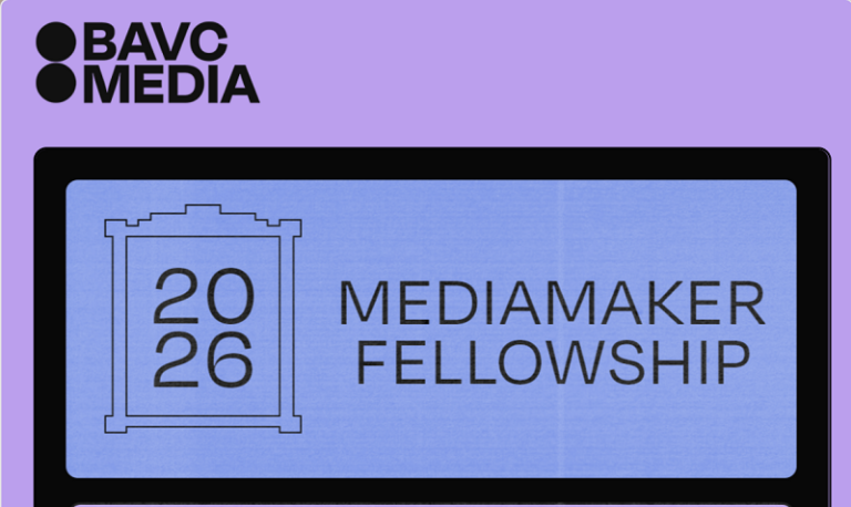 BAVC MediaMaker Fellowship 2026 (up to $10,000)