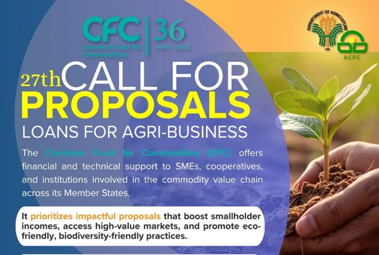 Common Fund for Commodities (CFC) Call for Proposals 2025