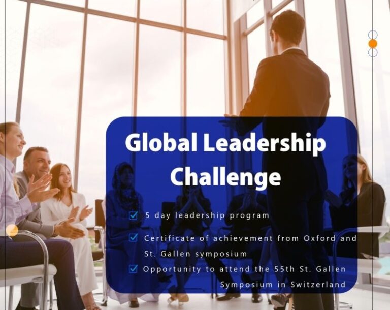 University of Oxford/St. Gallen Symposium Global Leadership Challenge 2025