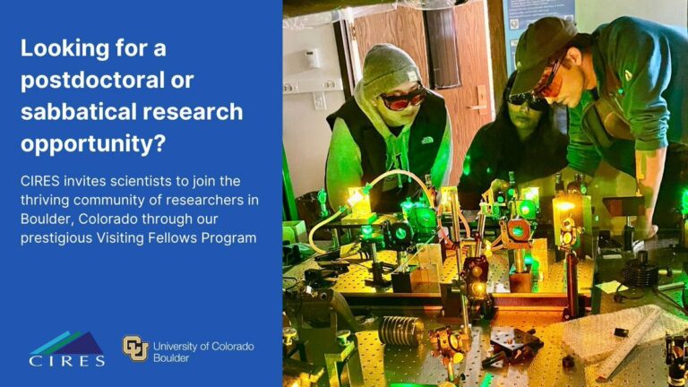CIRES Postdoctoral Visiting Fellowship Program 2026 (up to $70,000)