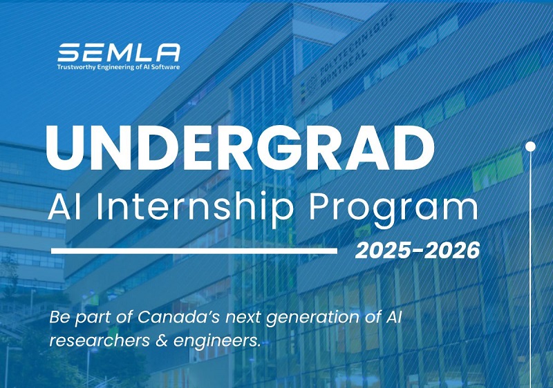 SEMLA Undergraduate AI Research Internship Program 2025-2026 ...