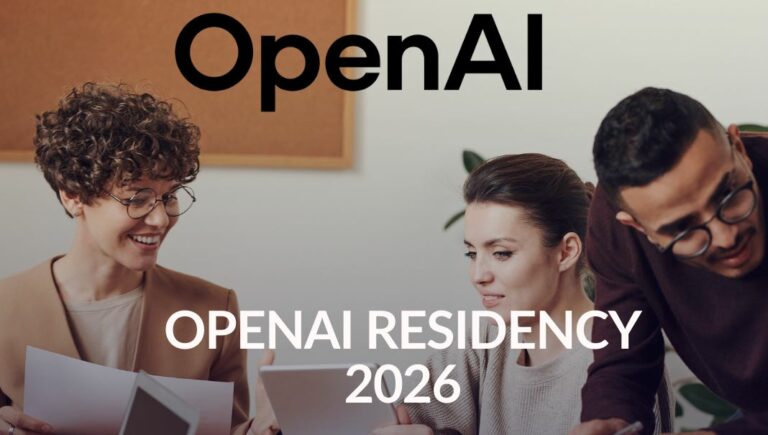 Call for Applications: OpenAI Residency Program 2026
