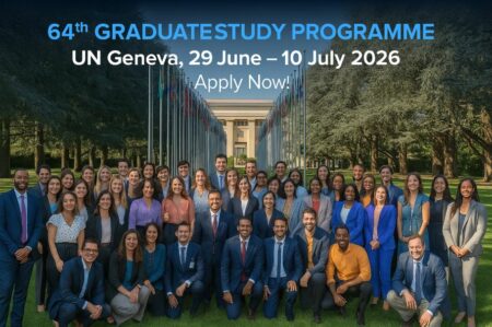 United Nations 64th Geneva Graduate Study Programme 2026 – Opportunity Desk